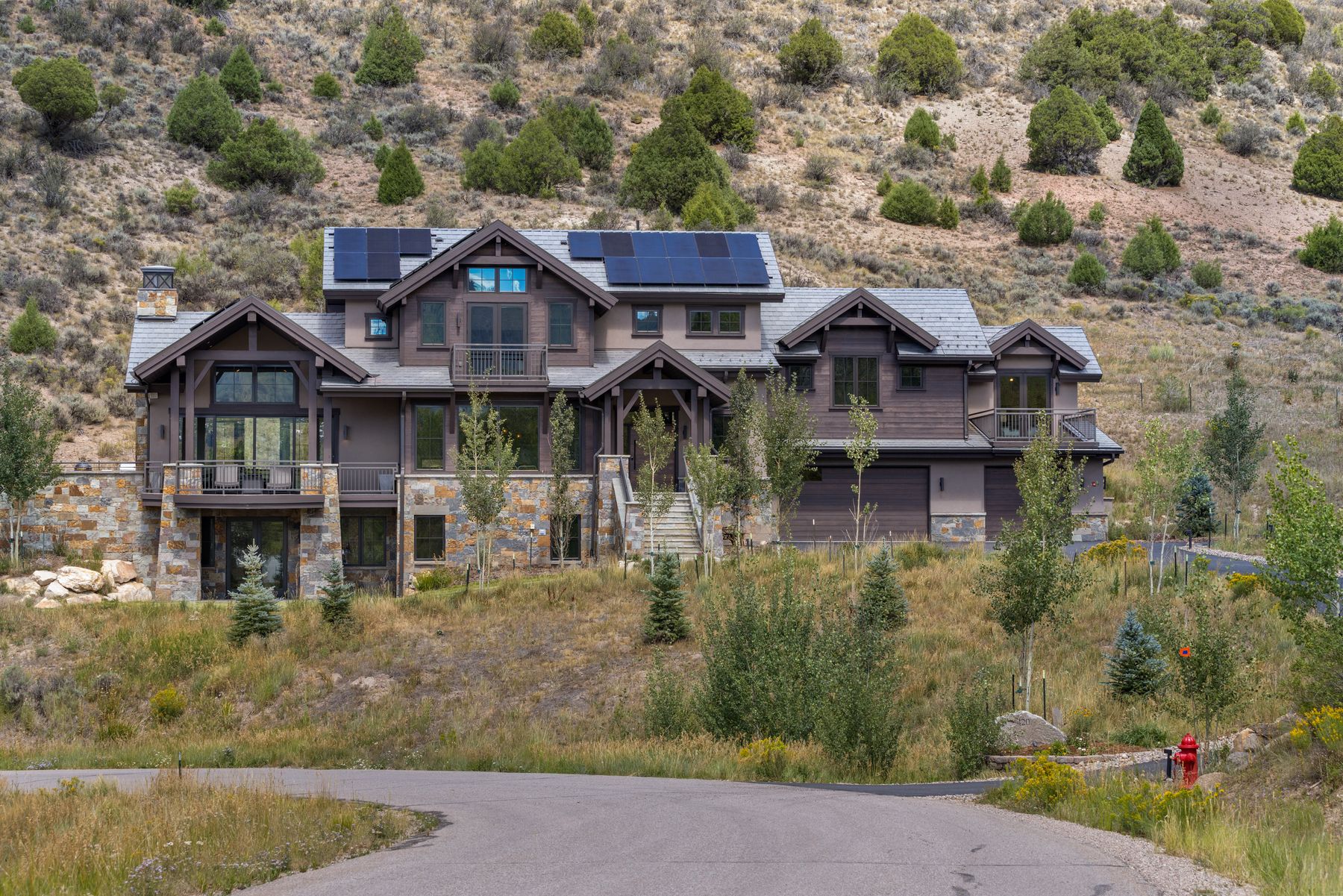 Front elevation from the road